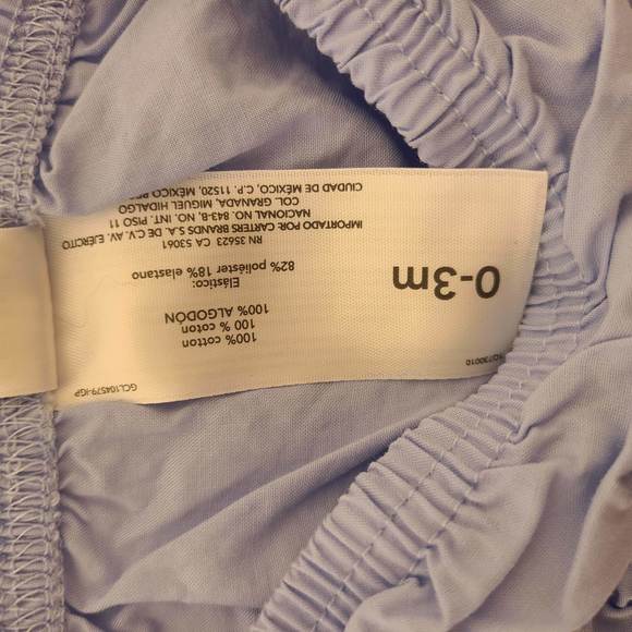 2pc CARTER'S BLUE DRESS SET - 0-3M - Picture 10 of 10